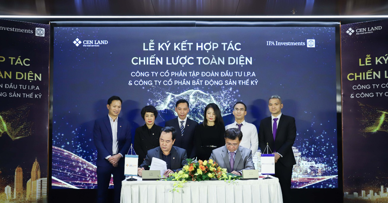 Read more about the article Cen Land – I.P.A ký kết hợp tác chiến lược toàn diện