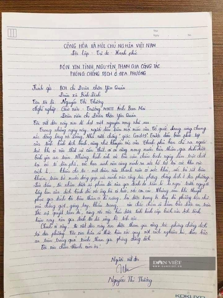 Vĩnh Phúc –  Dịch Covid hành hoành, nhiều thanh niên trăn trở, xin tình nguyện nơi “tuyến đầu” - Ảnh 12.