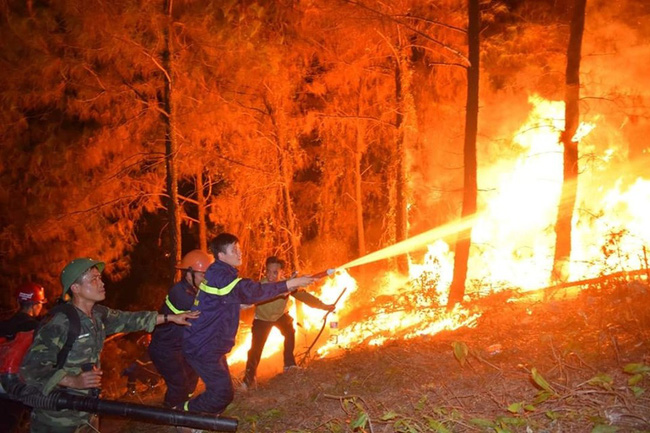 Tây Bắc bộ, Tây Nguyên, Nam Trung bộ, Nam Bộ nắng nóng gay gắt, nhiều khu rừng cảnh báo cháy cấp cực kỳ nguy hiểm - Ảnh 1.