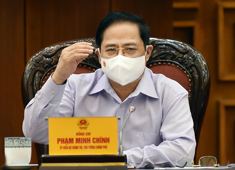 Thủ tướng Phạm Minh Chính chủ trì cuộc họp: Các ý kiến đề xuất tổ chức bầu cử theo giờ để phòng Covid-19 - Ảnh 1.