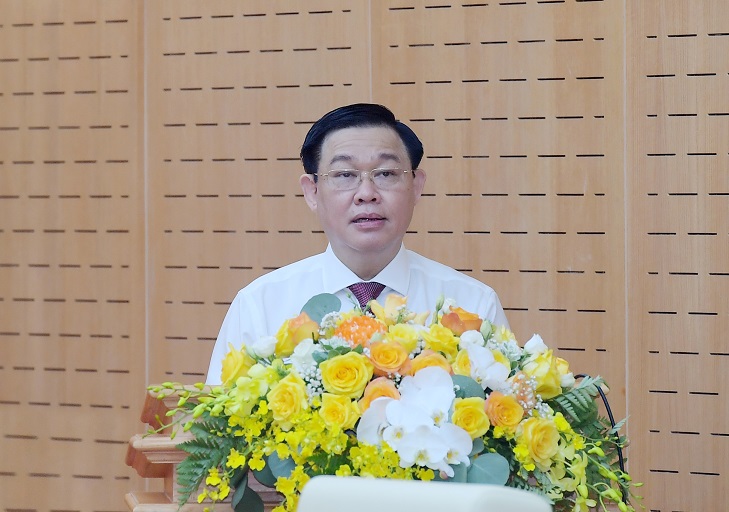 Chủ tịch Quốc hội Vương Đình Huệ yêu cầu lực lương công an bảo vệ tuyệt đối an ninh, an toàn bầu cử - Ảnh 3.