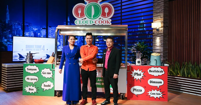 Bếp trên mây Cloud Cook nhận vốn Shark Bình và Shark Liên - Ảnh 2.