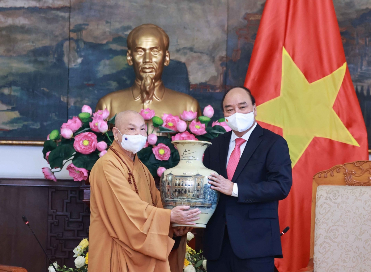 Chủ tịch nước: Phật giáo luôn có vai trò quan trọng trong việc “Hộ quốc, an dân” - Ảnh 2.