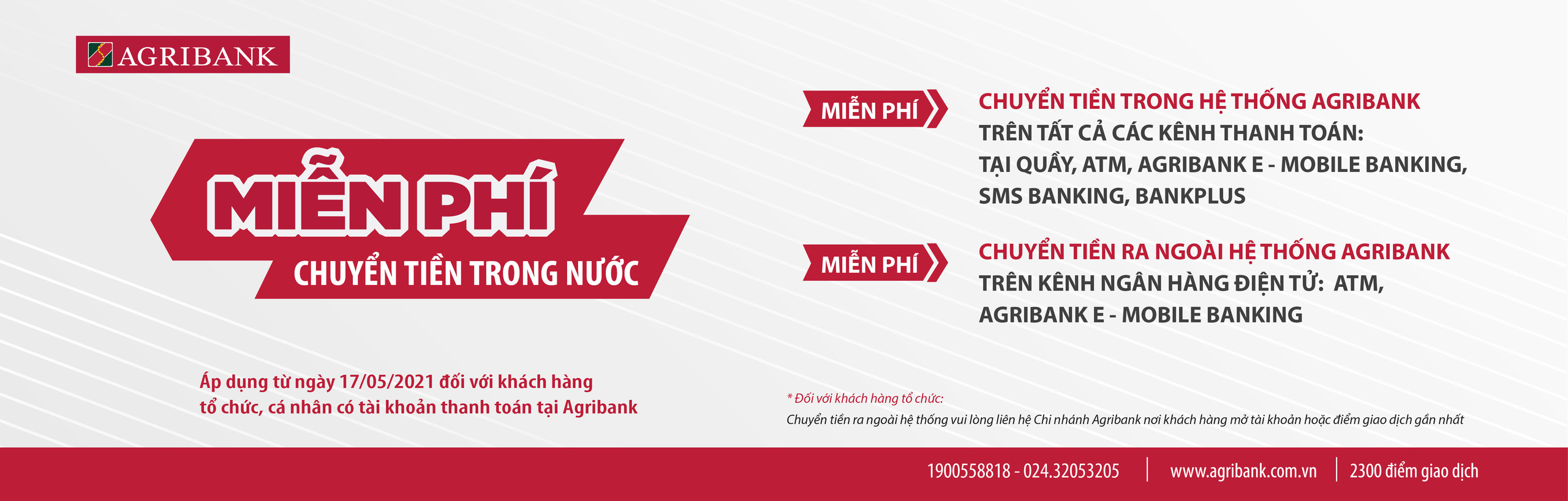 Dịch vụ miễn phí: Bạn đang tìm kiếm các dịch vụ miễn phí và chất lượng cao? Nhấn vào hình ảnh liên quan để khám phá các dịch vụ miễn phí của Agribank. Từ chuyển khoản, đăng ký tài khoản trực tuyến đến tra cứu lịch sử giao dịch – tất cả đều hoàn toàn miễn phí.