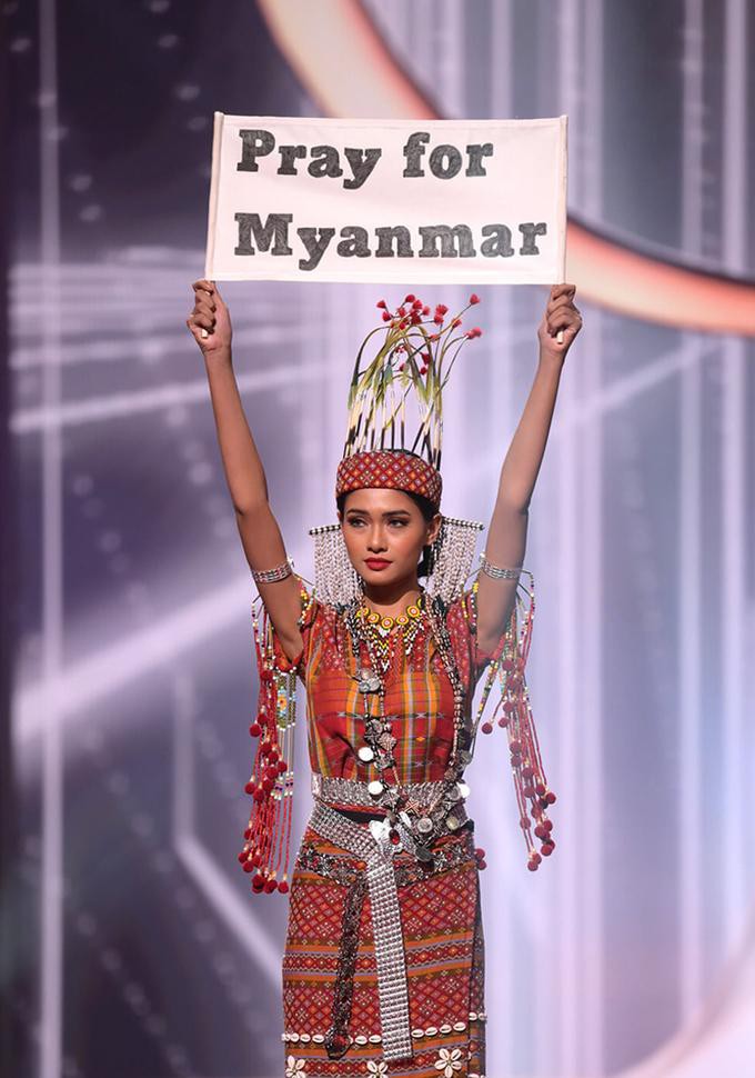 Người đẹp Ấn Độ lọt Top 5, Khánh Vân trượt Top 10 Miss Universe 2020 - Ảnh 2.