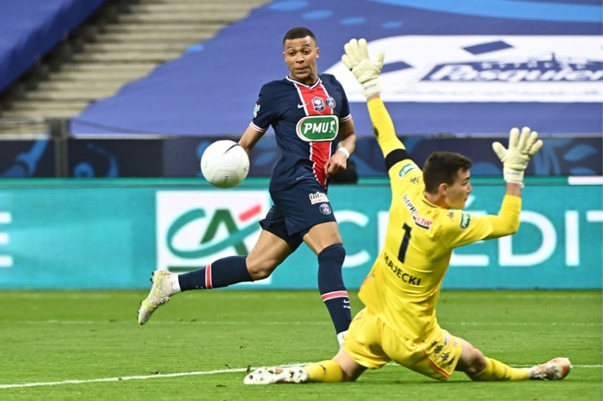 Mbappe tỏa sáng, PSG gia tăng kỷ lục tại Cúp Quốc gia Pháp - Ảnh 1.