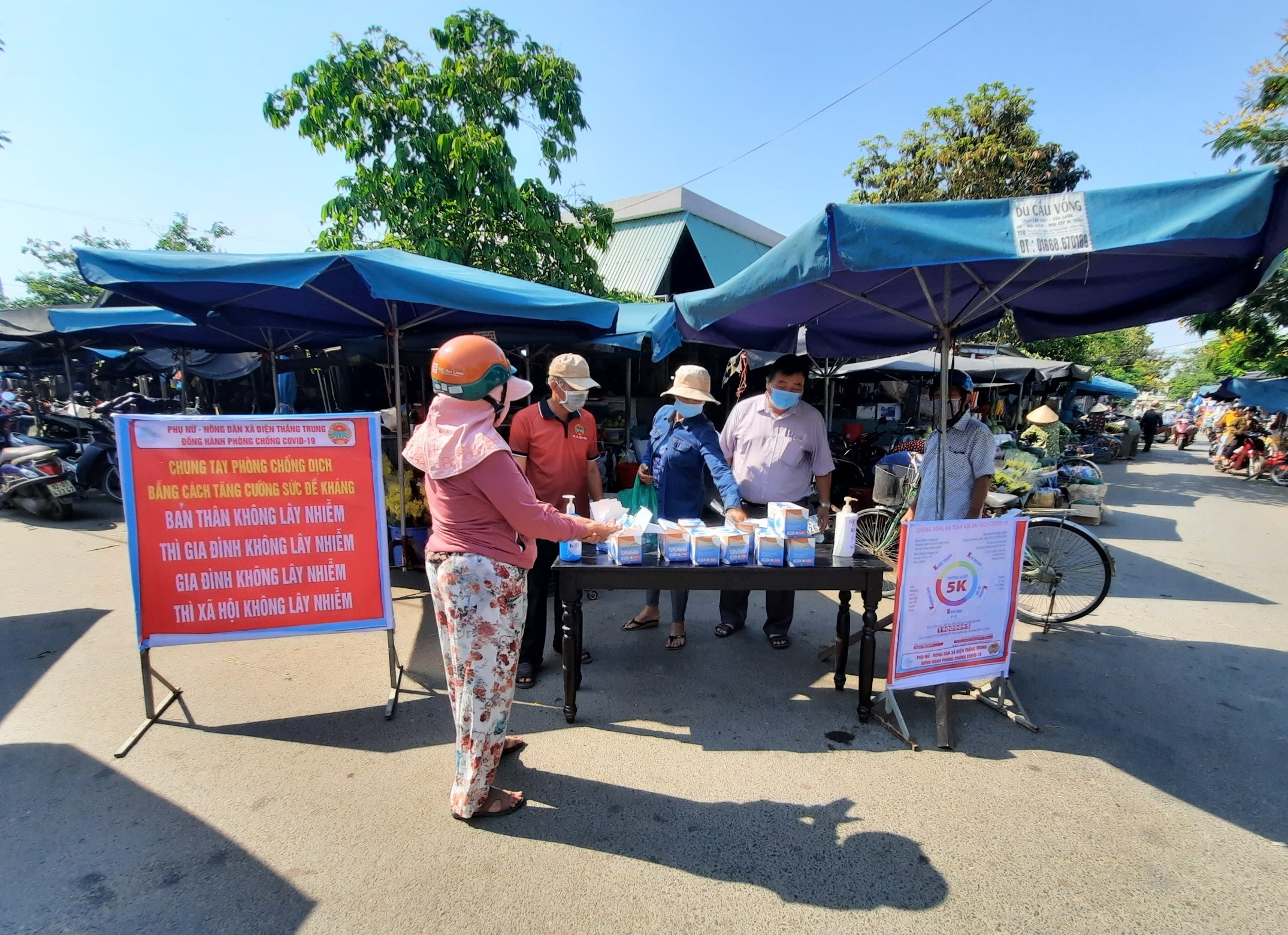 Quảng Nam: Hội Nông dân Điện Bàn chung tay cùng chính quyền và các tổ chức đoàn thể phòng chống dịch Covid-19 - Ảnh 7.