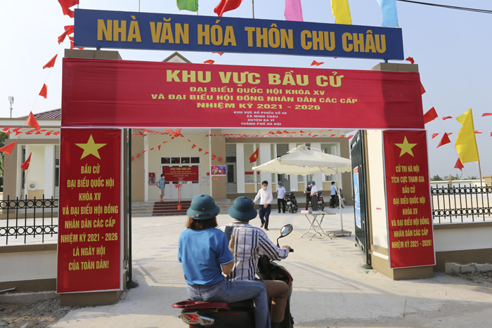 &quot;Xã đảo&quot; hơn 6.000 dân ở Hà Nội sẵn sàng cho ngày bầu cử - Ảnh 1.