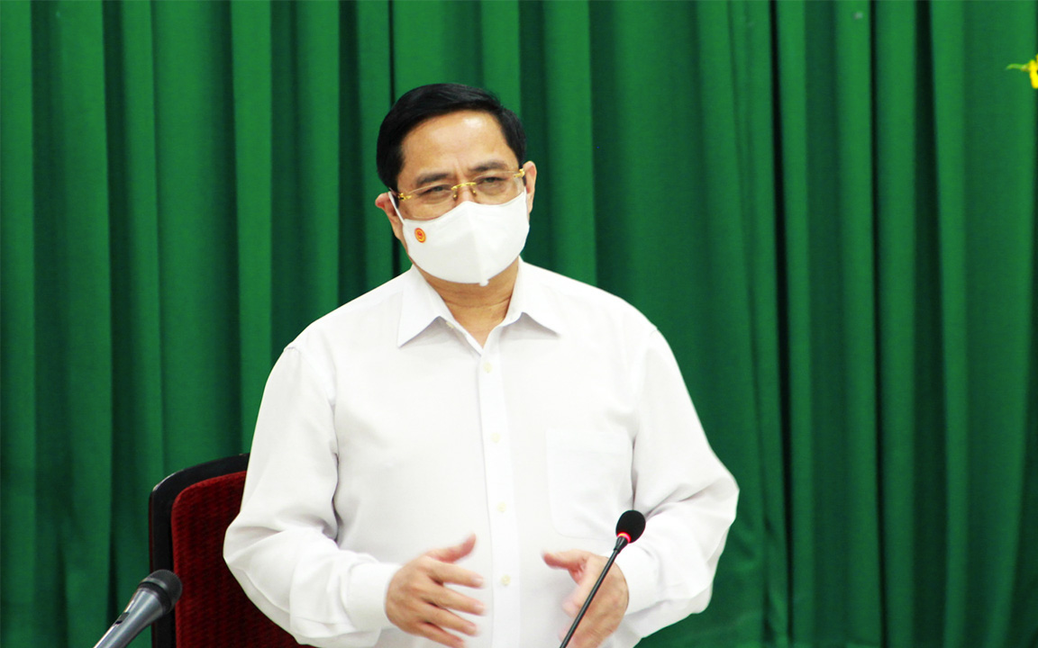 Thủ tướng Phạm Minh Chính: Cần Thơ không được lơ là, chủ quan trong phòng chống dịch Covid-19 