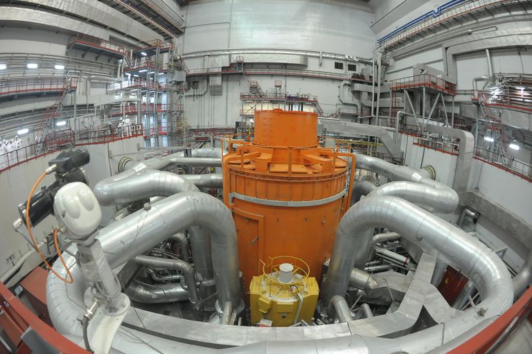 Lõi của Lò phản ứng  Fast Breeder Reactor của Nga vào ngày 27 tháng 6 năm 2017 tại Zarechny, Svedlovsk Oblast, Nga.
