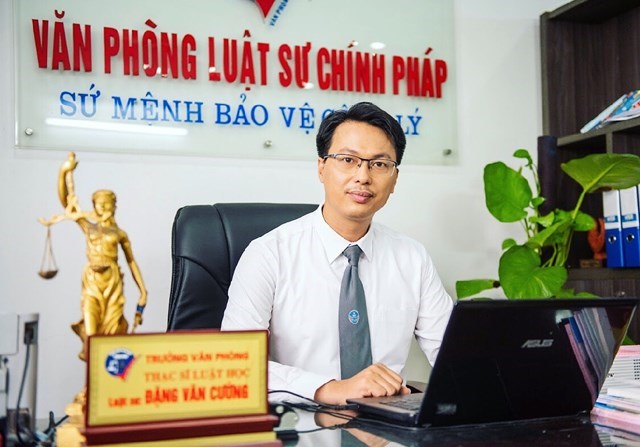 Luật sư Đặng Văn Cường, Trưởng Văn phòng Luật sư Chính pháp (Đoàn Luật sư TP.Hà Nội).