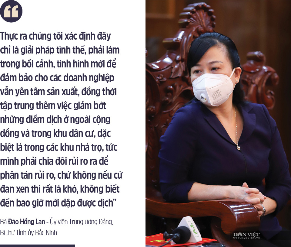 Bí thư Tỉnh ủy Bắc Ninh Đào Hồng Lan: &quot;Nếu 'đóng băng' để chống dịch, mỗi ngày Bắc Ninh thiệt hại 3.600 tỉ đồng&quot; - Ảnh 11.