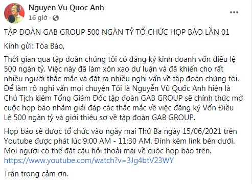 CEO doanh nghiệp 500.000 tỷ họp báo sáng nay, tuyên bố gọi vốn là… chuyện nhỏ - Ảnh 2.