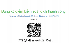 Hướng dẫn khai báo y tế online bằng mã QR CODE