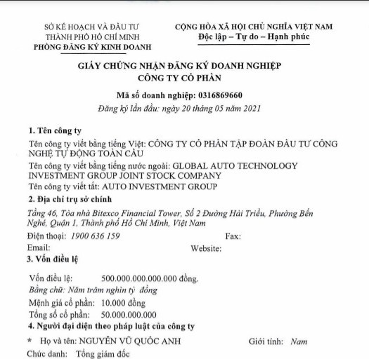 Đo độ “giàu có” của Tổng Giám đốc 8X Nguyễn Vũ Quốc Anh tại “siêu doanh nghiệp” vốn 500.000 tỷ đồng - Ảnh 1.