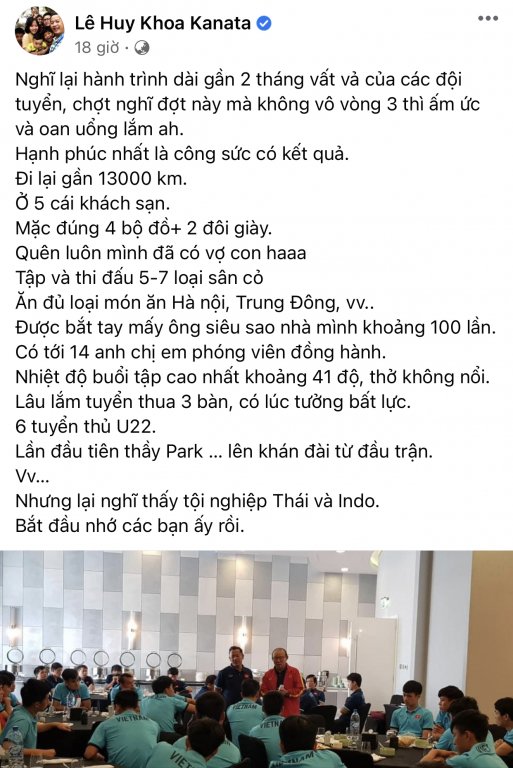 Mải &quot;chinh chiến&quot; cùng ĐT Việt Nam, trợ lý HLV Park quên cả... vợ con - Ảnh 2.