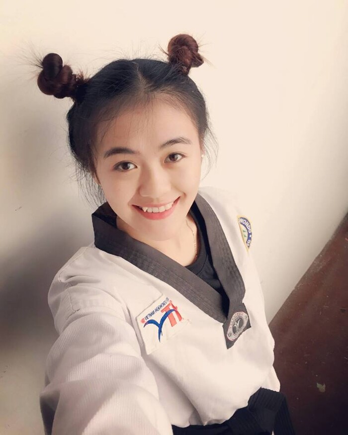 Hotgirl đai đen Taekwondo khoe sắc - Ảnh 2.