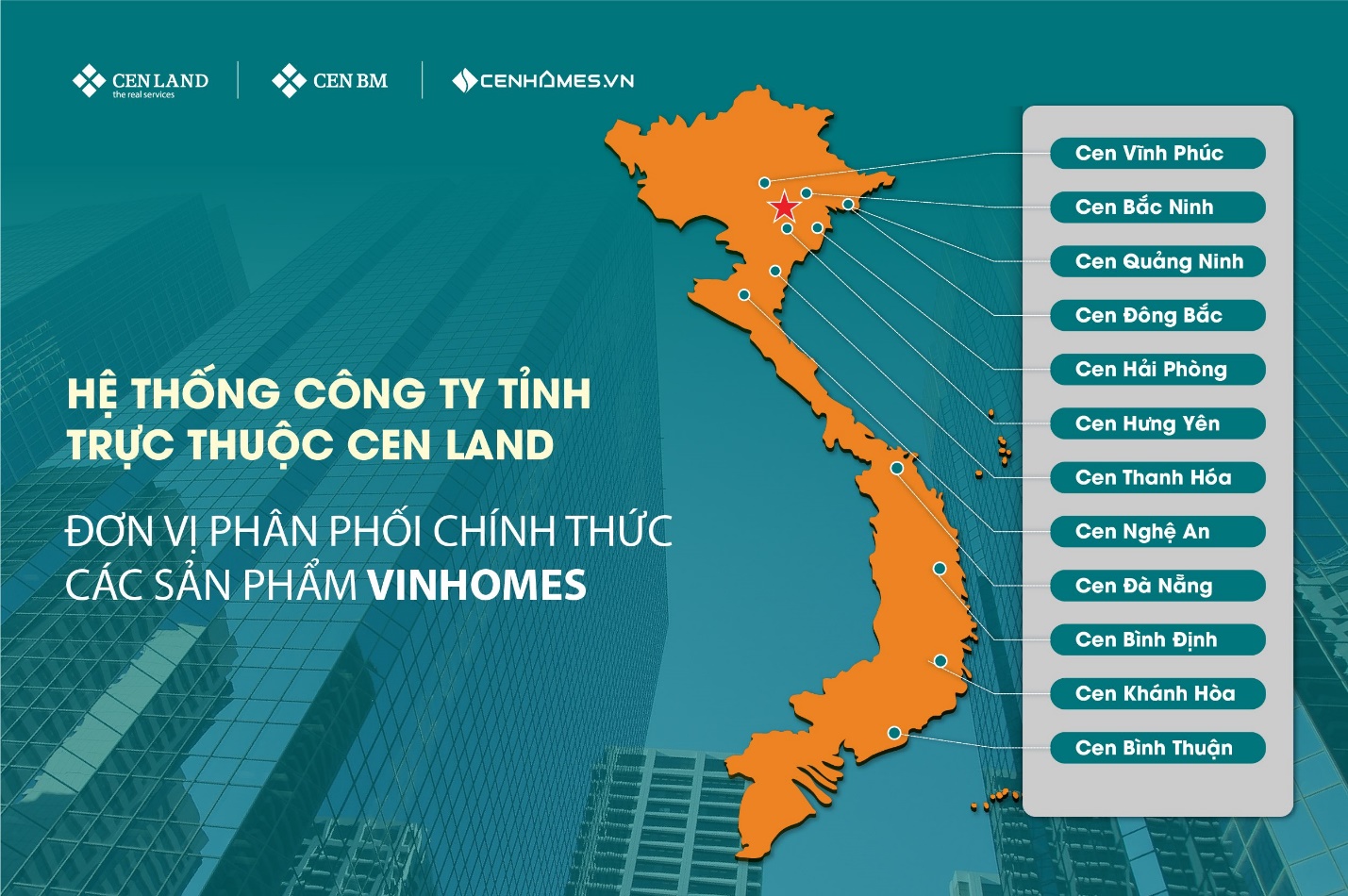 Các công ty tỉnh thuộc Cen Land phân phối chính thức sản phẩm Vinhomes - Ảnh 2.