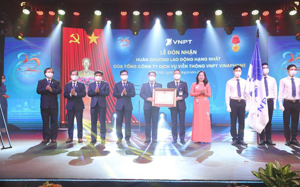 Telecommunications Services Corporation (VNPT) received the First Class Labor Medal
