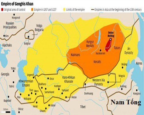 &quot;Ông trời&quot; đã ngăn Thành Cát Tư Hãn thôn tính Nam Tống ra sao? - Ảnh 1.