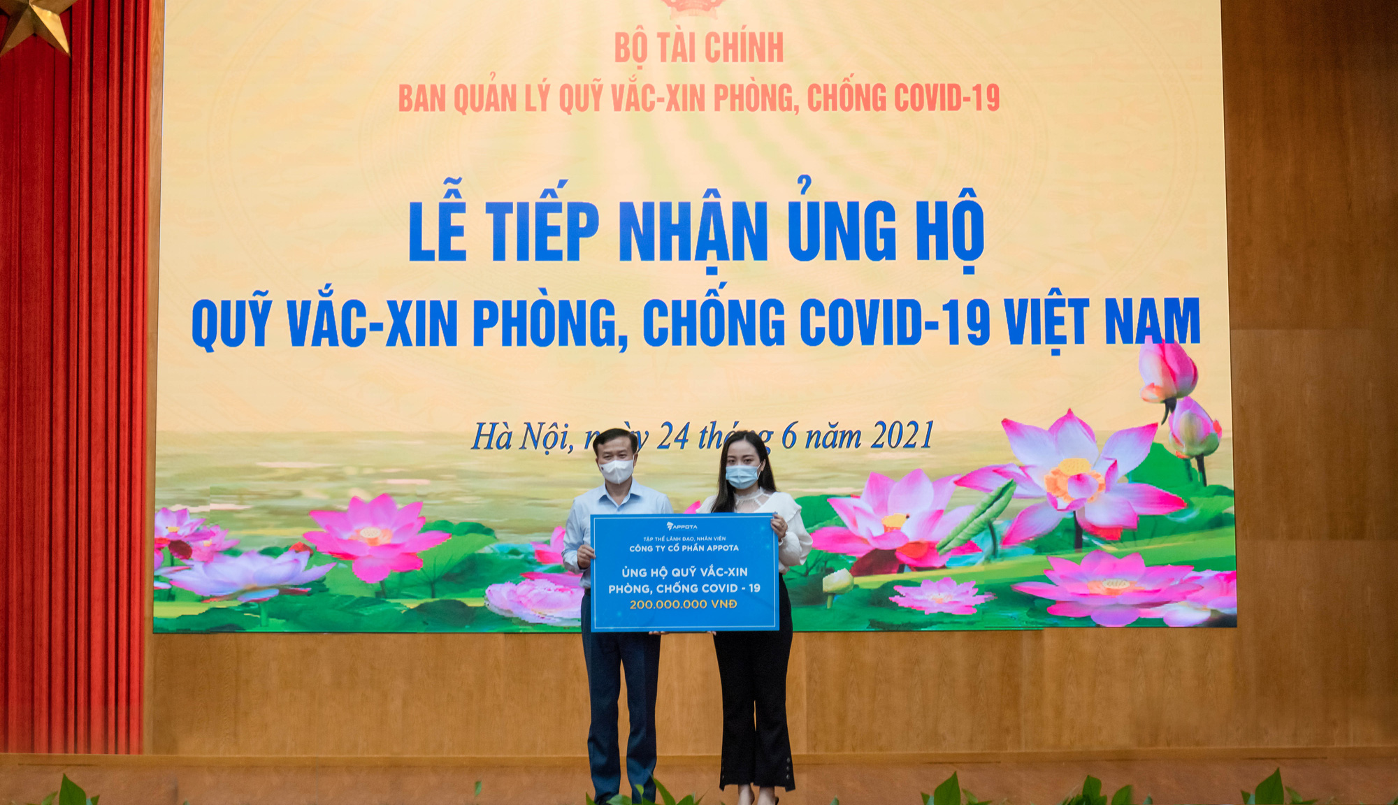 Appota chung tay ủng hộ Quỹ vaccine phòng chống Covid-19 - Ảnh 1.