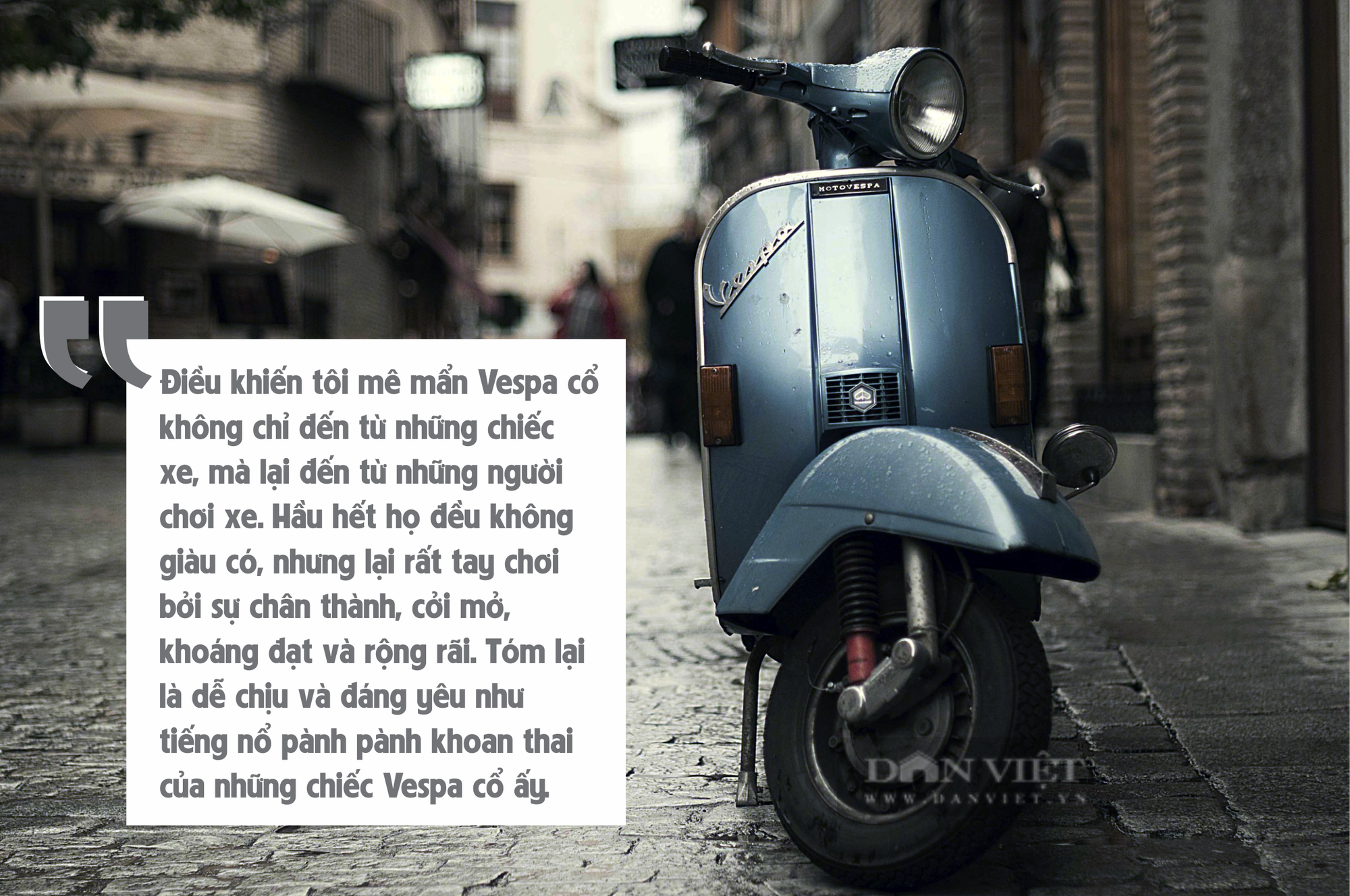 VESPA cổ - Một đam mê của người Hà Nội - Ảnh 1.