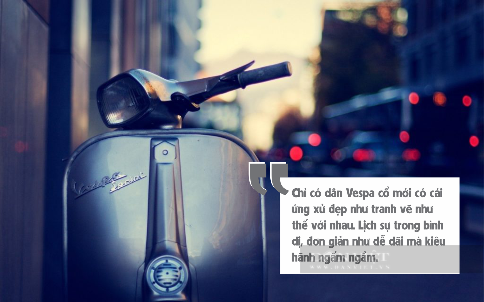 VESPA cổ - Một đam mê của người Hà Nội - Ảnh 3.