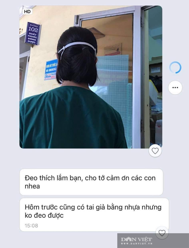 Thấy y bác sĩ ở Bắc Giang đeo khẩu trang lằn đau, bé gái làm xuyên 3 ngày gửi 500 chiếc &quot;tai giả&quot;  - Ảnh 6.
