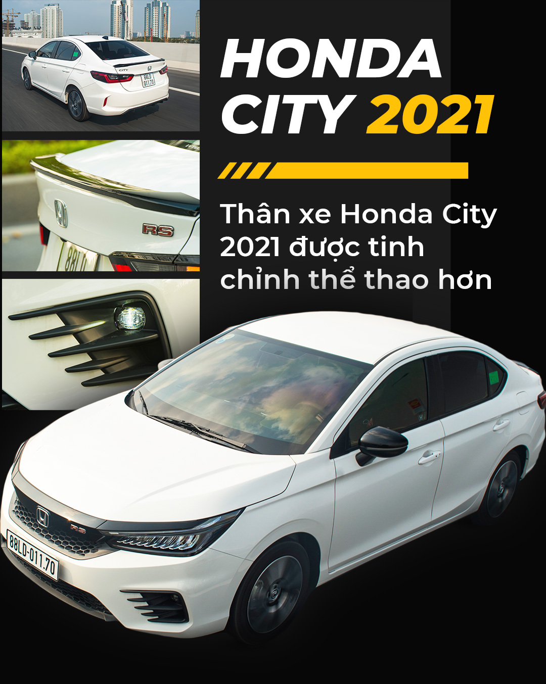 Honda City 2021 &quot;lột xác&quot; ra sao để đua với Toyota Vios, Hyunda Accent? - Ảnh 4.