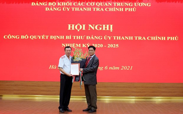 Ông Đoàn Hồng Phong giữ chức Bí thư Đảng ủy Thanh tra Chính phủ 