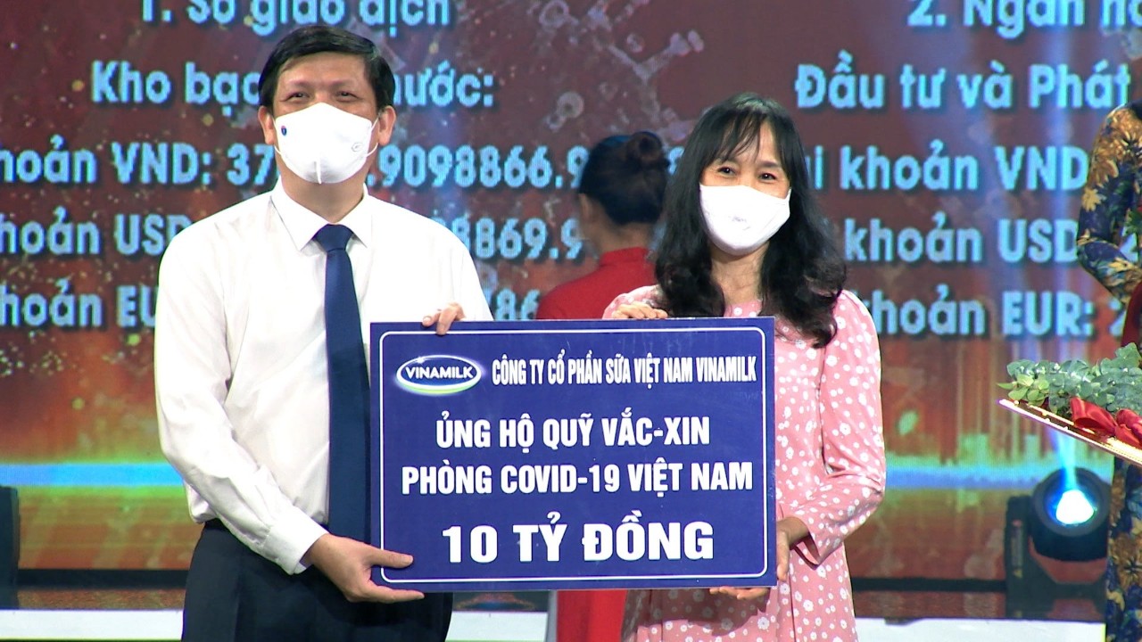 Vinamilk chung tay cùng Chính phủ, góp Quỹ Vaccine phòng Covid-19 - Ảnh 1.