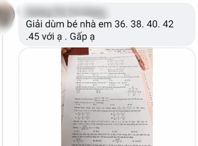 Thí sinh làm lọt đề thi Toán THPT ra ngoài bị hủy kết quả thi, còn trách nhiệm giám thị phòng thi ra sao? - Ảnh 1.