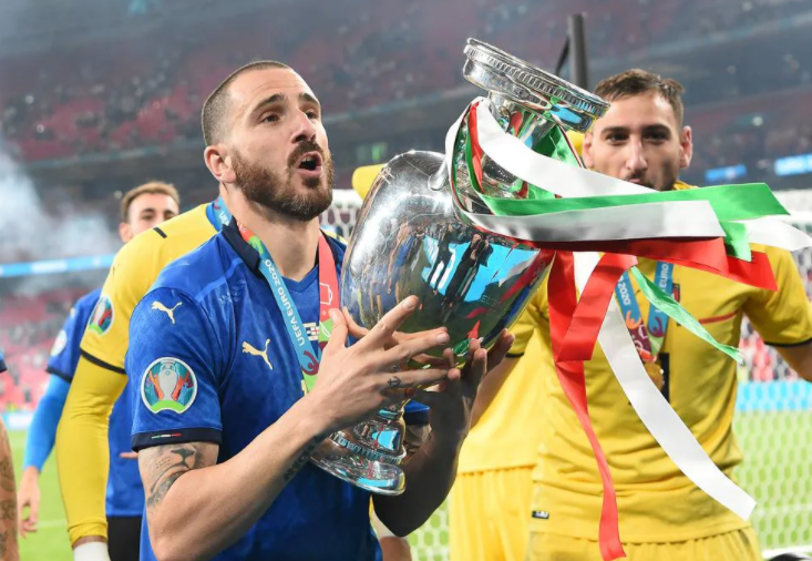 CHÙM ẢNH: Italia ăn mừng chức vô địch EURO 2020 ngay tại Wembley - Ảnh 2.