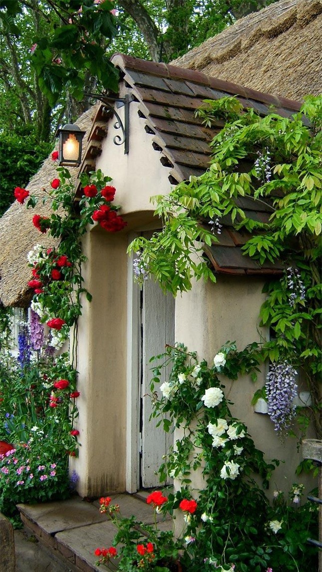 Những ngôi nhà phủ đầy hoa hồng khiến ai nhìn cũng mê - Ảnh 7.