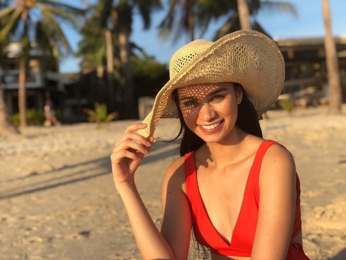 Vẻ đẹp lai ngọt ngào của tân Hoa hậu Quốc tế Philippines 2021 - Ảnh 2.