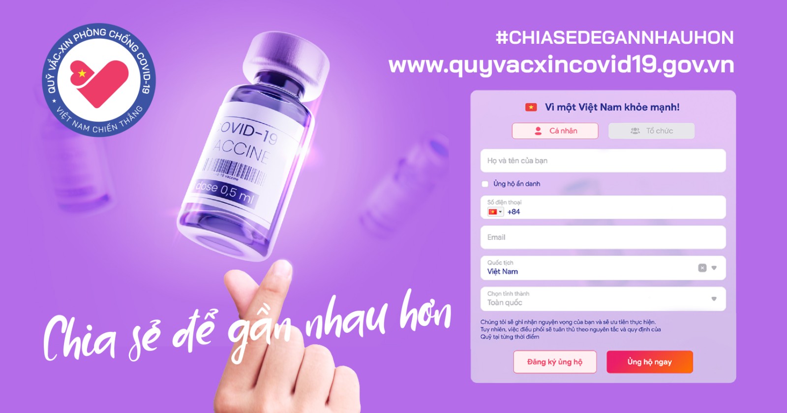 Quỹ Vaccine phòng chống COVID-19: Ý tưởng nhân văn của Việt Nam - Ảnh 1.