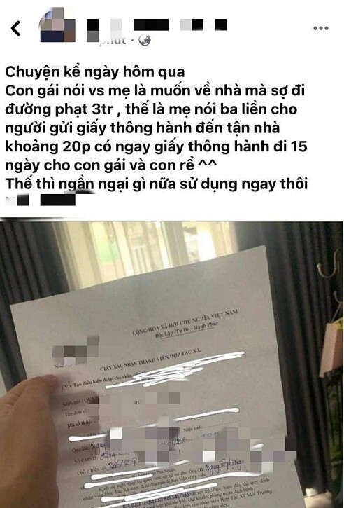 Phạt Giám đốc ký khống “giấy thông hành” cho con gái 7,5 triệu đồng   - Ảnh 2.