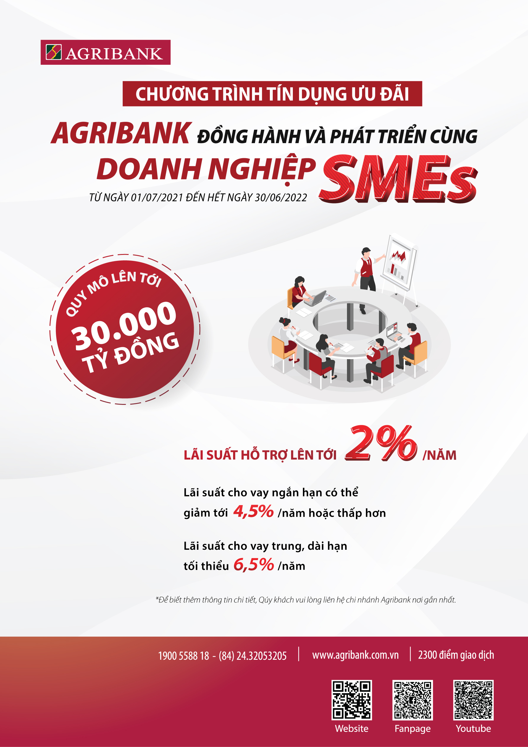 Agribank tiếp tục dành 30.000 tỷ đồng để đồng hành và phát triển cùng doanh nghiệp SMEs - Ảnh 1.