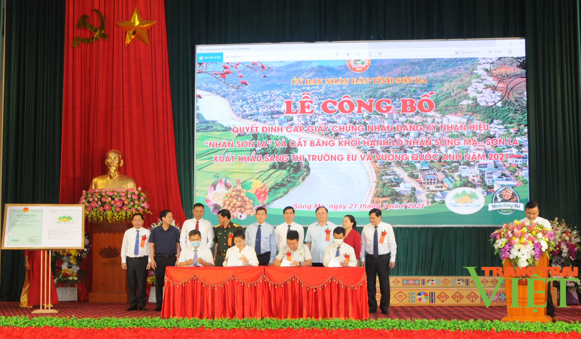 Sơn La: Công bố nhãn hiệu &quot;Nhãn Sơn La&quot; và xuất khẩu nhãn sang thị trường EU, Vương quốc Anh - Ảnh 3.