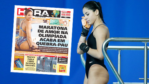 Sex cả đêm, Hoa hậu nhảy cầu Brazil bị đuổi khỏi… Olympic! - Ảnh 1.