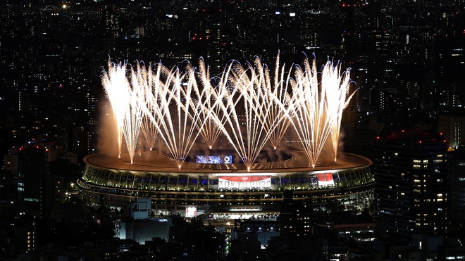 Loạt hình ảnh ấn tượng nhất tại lễ khai mạc Olympic Tokyo 2020 - Ảnh 4.