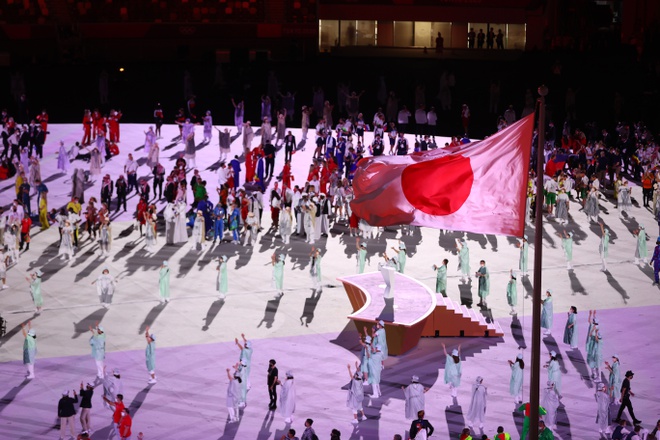 Loạt hình ảnh ấn tượng nhất tại lễ khai mạc Olympic Tokyo 2020 - Ảnh 7.