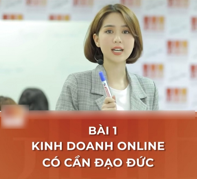 Ngọc Trinh dạy kinh doanh online, cư dân mạng... hoang mang - Ảnh 1.