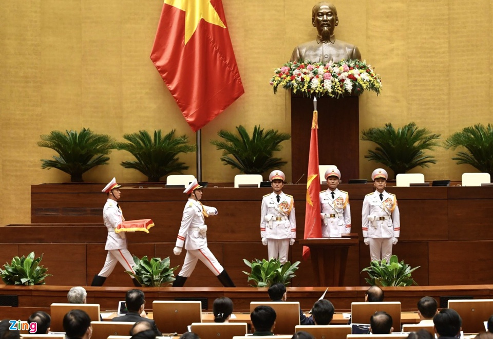 Toàn cảnh Lễ tuyên thệ nhậm chức của Chủ tịch nước Nguyễn Xuân Phúc - Ảnh 2.