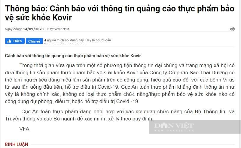 Bộ Y tế tiền hậu bất nhất khi khuyến cáo thực phẩm bảo vệ sức khoẻ điều trị Covid-19 - Ảnh 1.