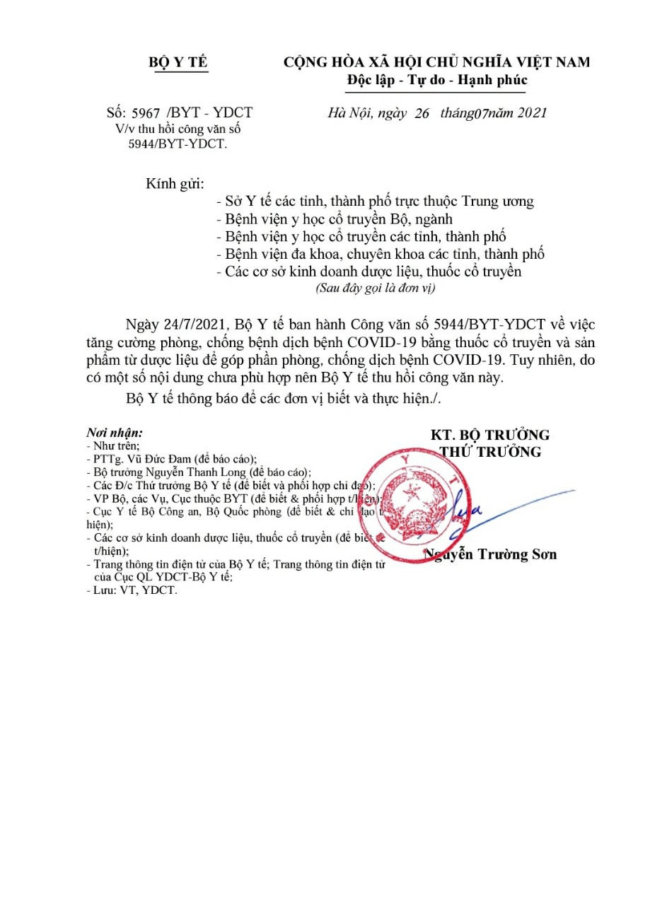 Giá nhiều sản phẩm dược liệu &quot;hỗ trợ phòng Covid-19&quot; tăng dù Công văn đã thu hồi - Ảnh 1.