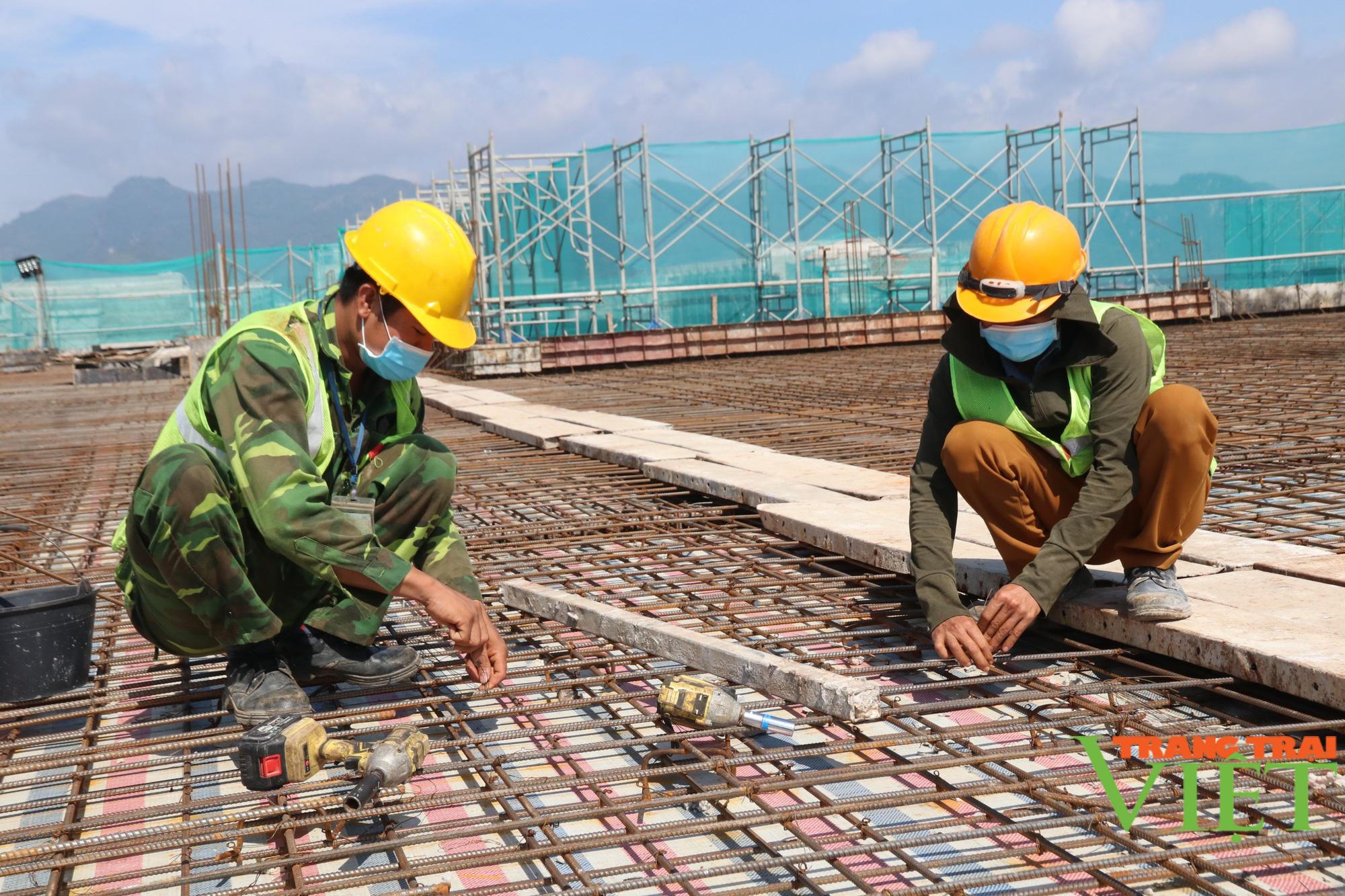 Công ty Cổ phần Bất động sản Sao Vàng: Tổ chức lễ cất nóc toà B - Dự án nhà ở xã hội  - Ảnh 4.