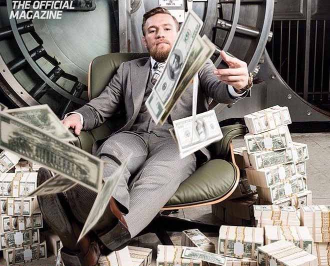 Conor McGregor kiếm 1.100 tỷ đồng/phút: Tiêu tiền khiến CR7 còn choáng! - Ảnh 1.