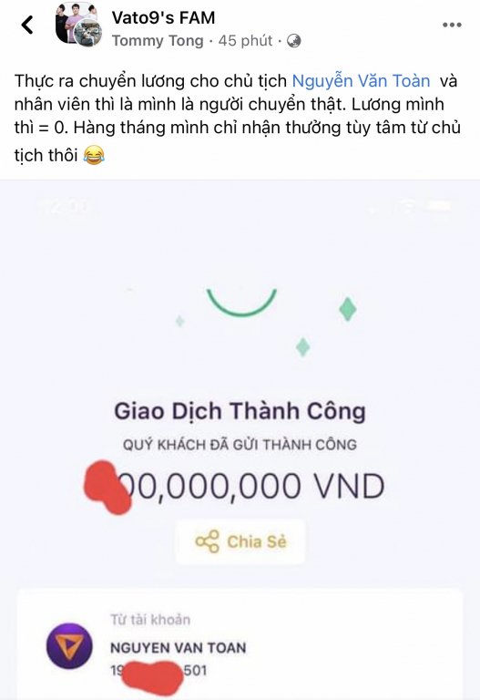 Choáng: Văn Toàn trả lương nhân viên lên tới... 9 con số - Ảnh 2.