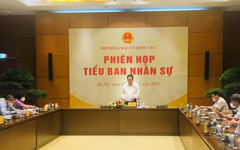 Phiên họp lần thứ 4 của Tiểu ban Nhân sự, Hội đồng Bầu cử quốc gia bàn nội dung gì? - Ảnh 1.